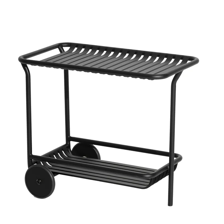 Week-End Outdoor Petite Friture De trolley van, zwart
