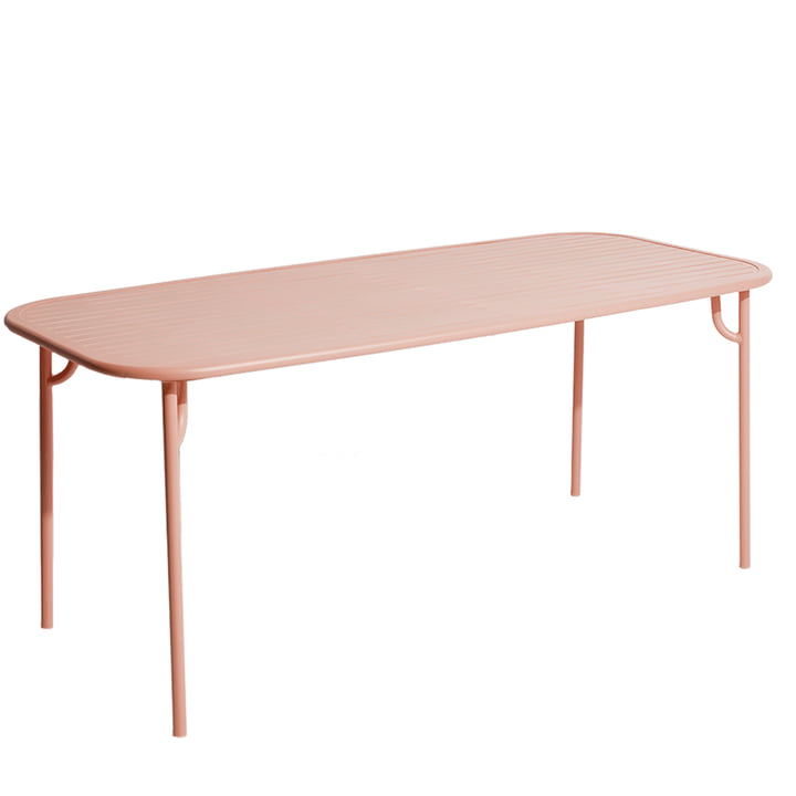 De Week-End tafel van Petite Friture , 180 x 85 cm / blush