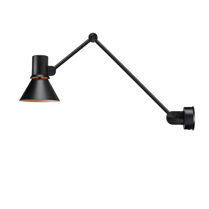 De Type 80 Wandlamp W3 van Anglepoise , mat zwart