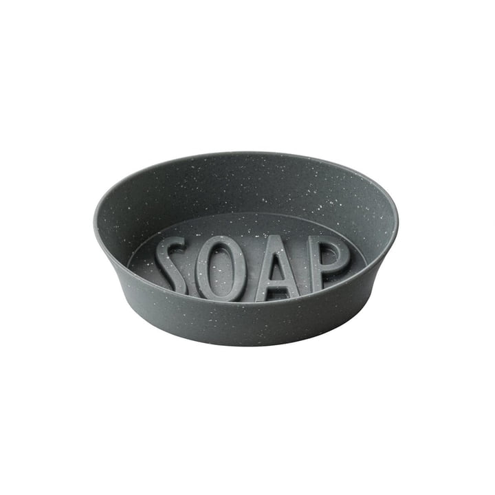 Soap Zeepbakje (Gerecycleerd) van Koziol in nature grey