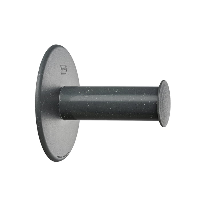 Plug'n Roll Toiletrolhouder (gerecycled) van Koziol in nature grey