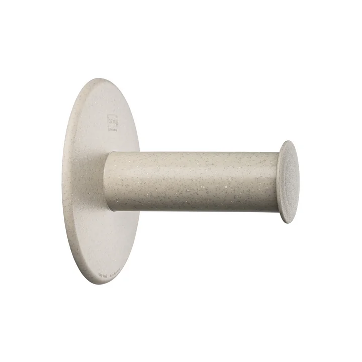 Plug'n Roll Toiletrolhouder (gerecycled) van Koziol in desert sand