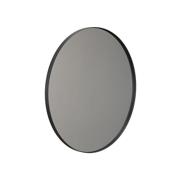 De Unu Wandspiegel 4142 van Frost , Ø 80 cm, zwart