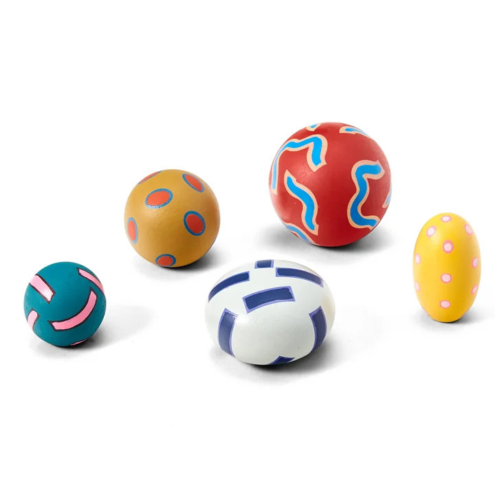 De Chiaozza wandhaken van Areaware , multicolor (set van 5)