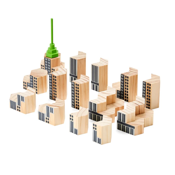Blockitecture New York City Bouwstenen van Areaware in de Skyskraper-variant
