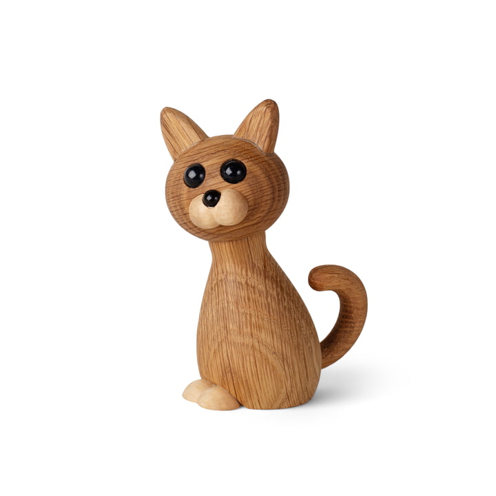 Kitten houten figuur Faith door Spring Copenhagen