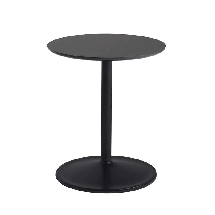 Soft Bijzettafel Ø 41 cm, H 48 cm van Muuto in zwart