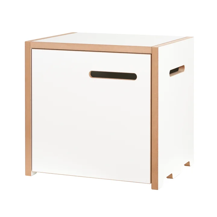 halbstark rekkensysteem basismodule met deur links van Tojo in wit