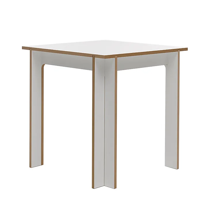 Tafel 75 x 75 cm van Tojo in wit