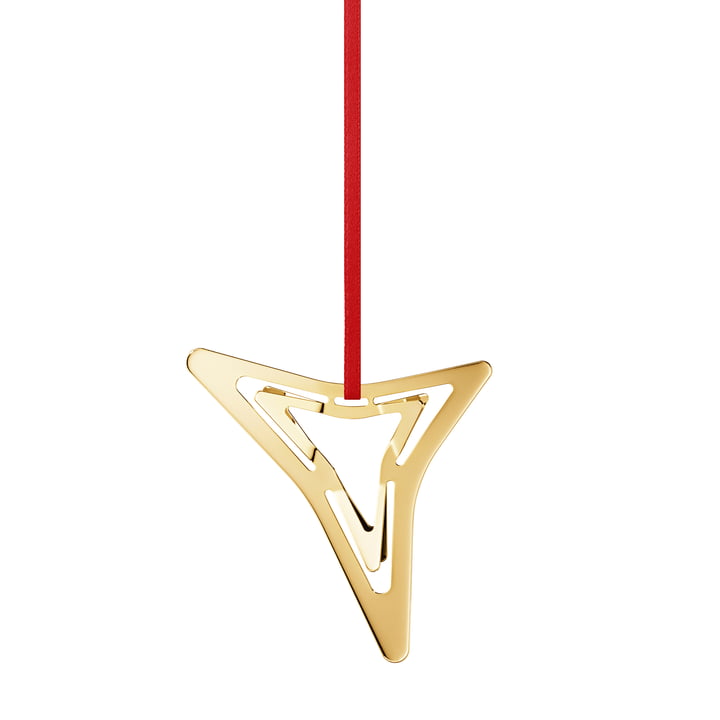 De Holiday Ornament 2021 Dreistern van Georg Jensen , goud