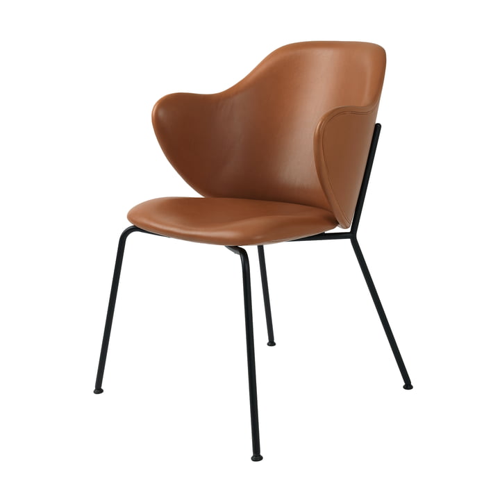 Lassen Chair van Audo in zijdeleer / cognac (0250)