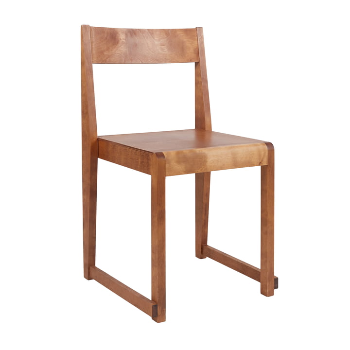 Chair 01 van Frama in berken geolied / warm bruin