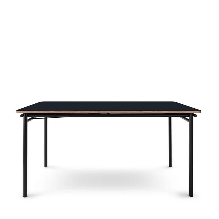 De eettafel Taffel (uitschuifbaar) van Eva Solo , 90 x 150-210 cm, nero