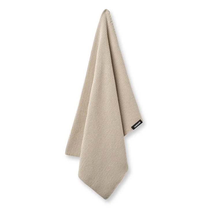 De gebreide keukenhanddoek Humdakin, 45 x 70 cm, light stone