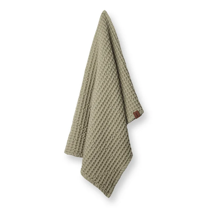 De handdoek met wafelstructuur van Humdakin, 55 x 80 cm, oak