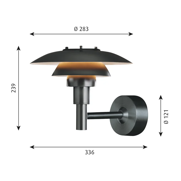 Louis Poulsen - PH 3-2½ wandlamp