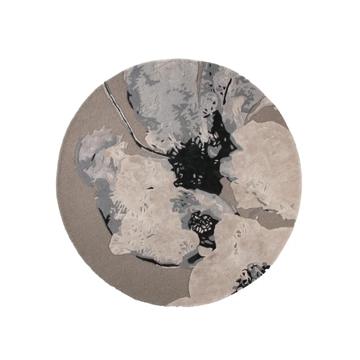 Het tapijt Floreo van AYTM , Ø 130 cm, multi