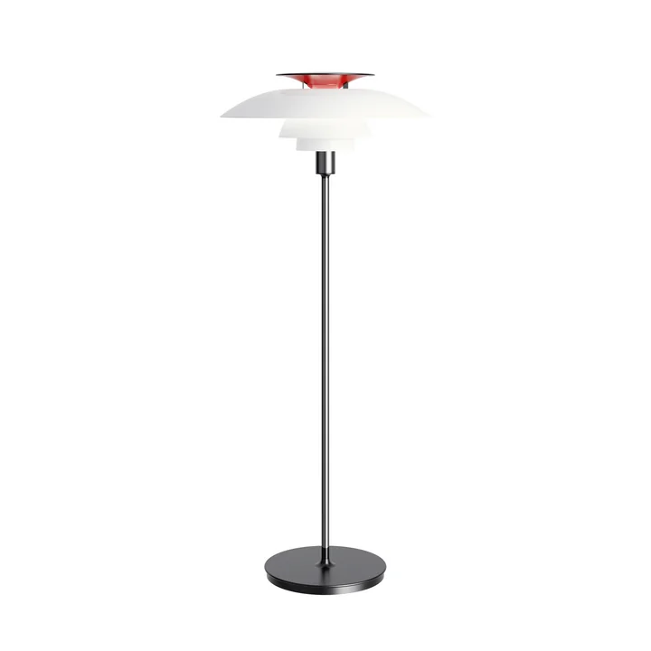PH 80 Staande lamp, opaal wit van Louis Poulsen