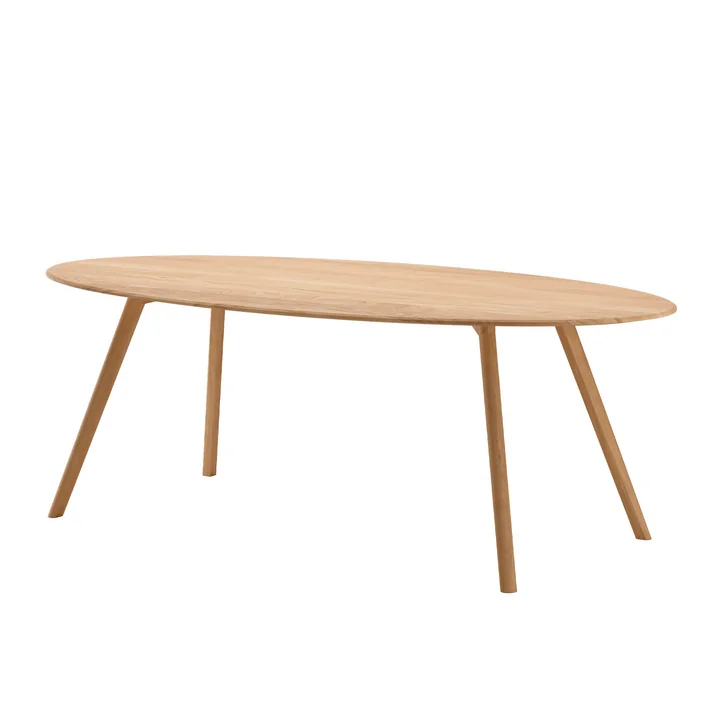 Meyer tafel Rond large 200 x 92 cm, eiken geboend OUT Objekte unserer Tage