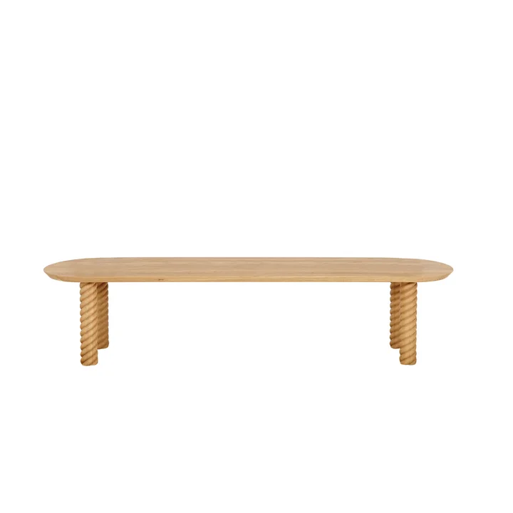 De plankverlenging Rope van The Hansen Family, eiken