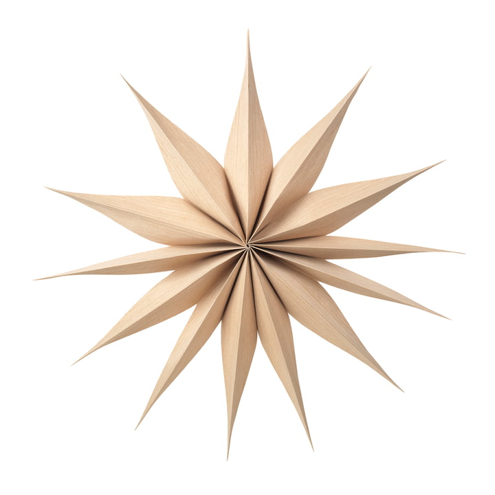 Broste Copenhagen - Venok Deco Star L, Ø 70 cm / natuurlijk hout