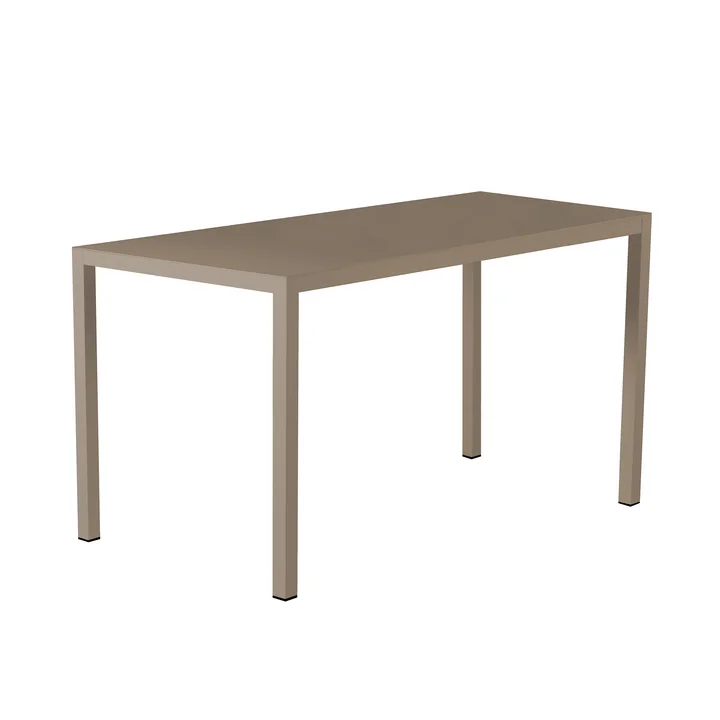Fiam - Aria Tafel, 140 x 80 cm, taupe