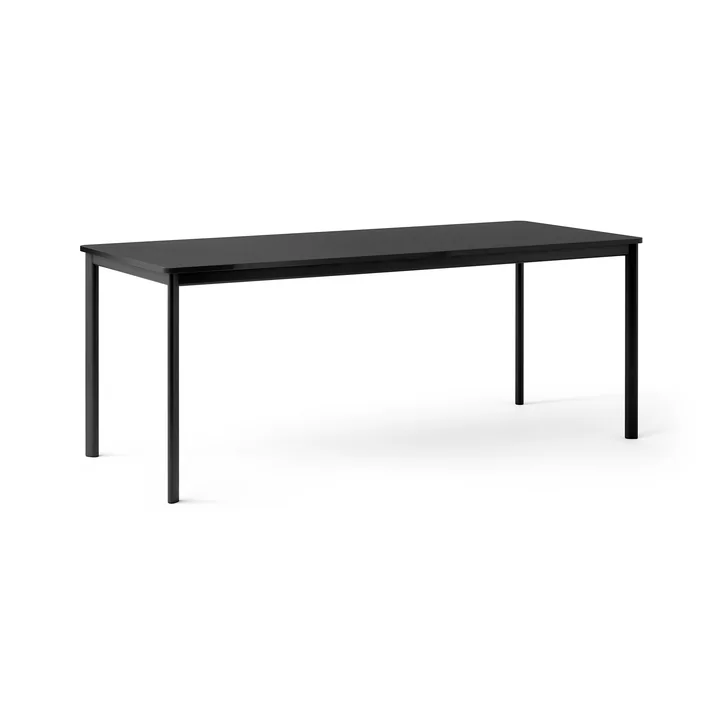 Drip Eettafel HW59, 190 x 80 cm, Fenix Nano Laminaat zwart (0720) van & Tradition