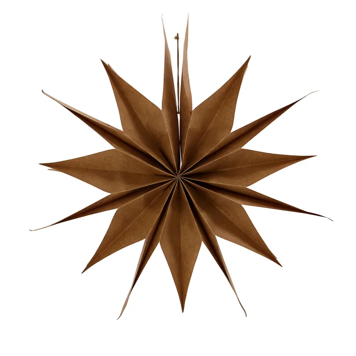 Capella Papieren kerstster van House Doctor in de kleur naturel