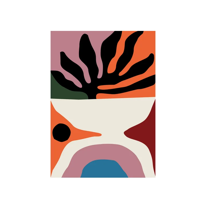 Flora Poster van Paper Collective , 50 x 70 cm