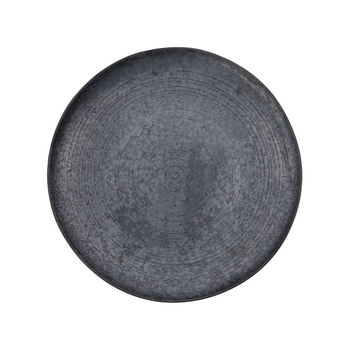 Pion Schaal Ø 36 x H 4. 5 cm van House Doctor in zwart/bruin