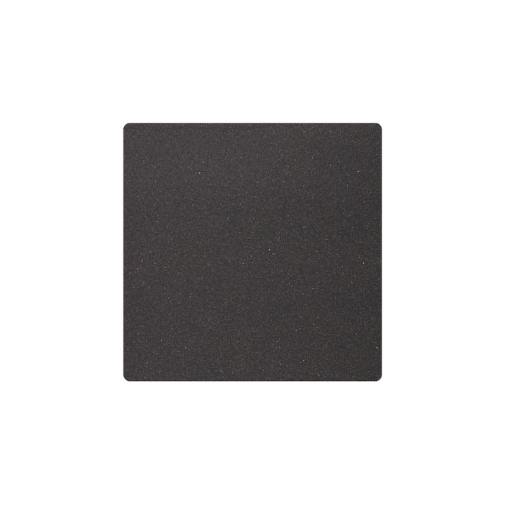 Placemat Square S 28 x 28 cm, Core gevlekt antraciet van LindDNA