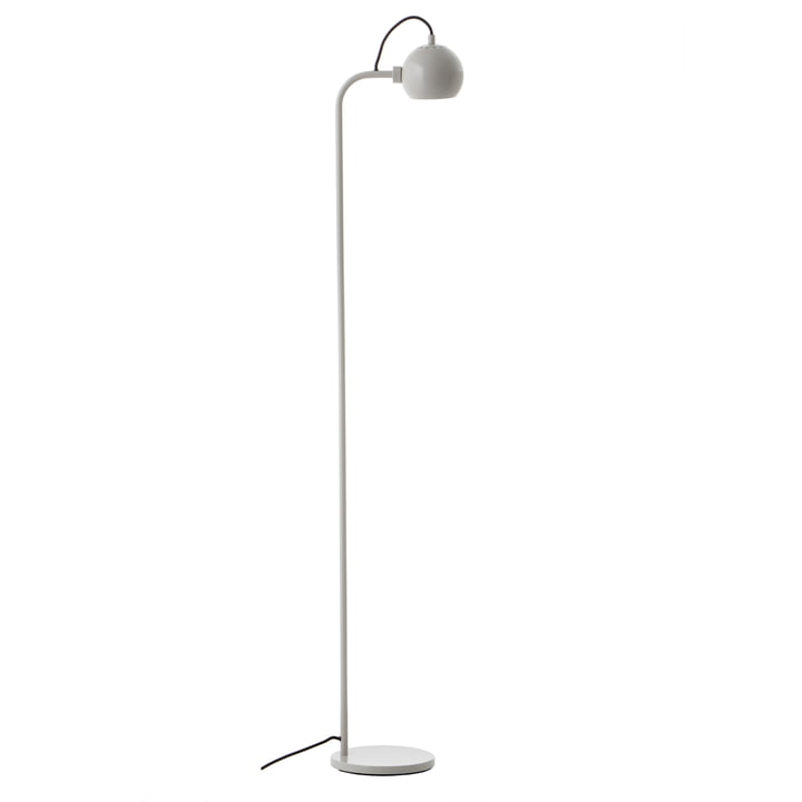 Ball Single Staande lamp, lichtgrijs glanzend by Frandsen