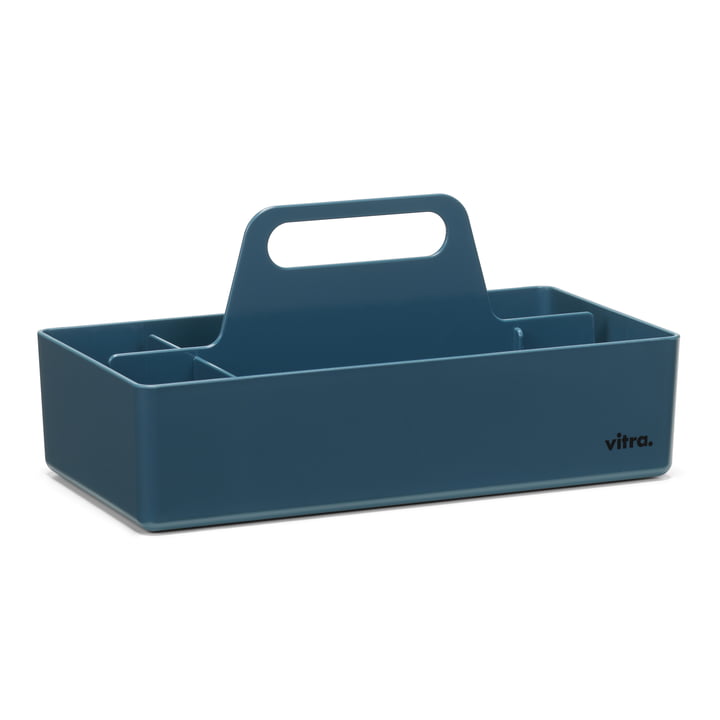 Storage Toolbox gerecycled, zeeblauw van Vitra