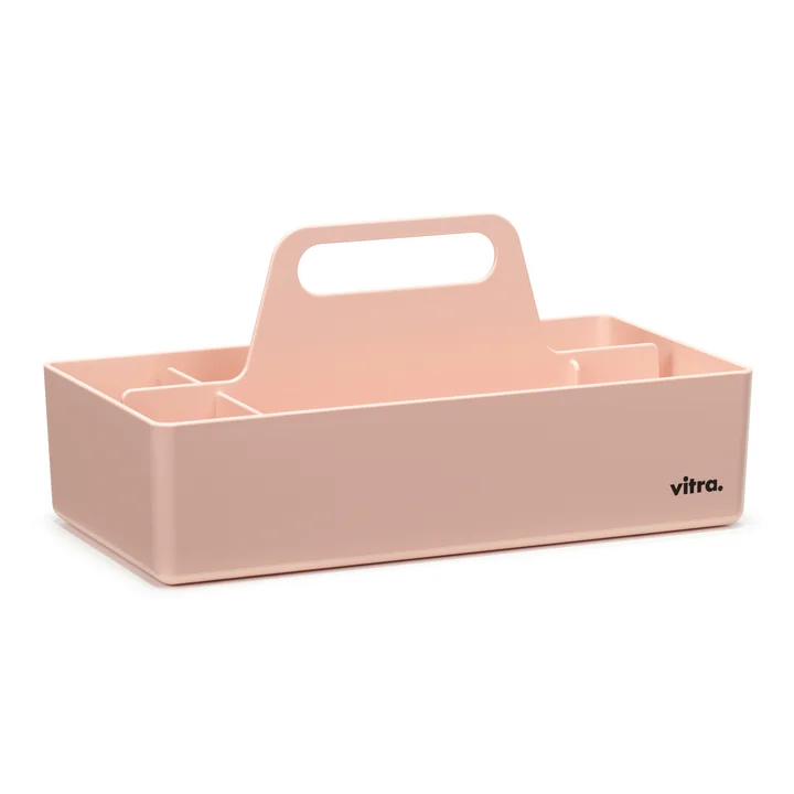 Storage Toolbox gerecycled, lichtroze van Vitra