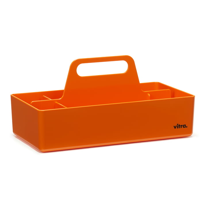 Storage Toolbox gerecycled, mandarijn van Vitra