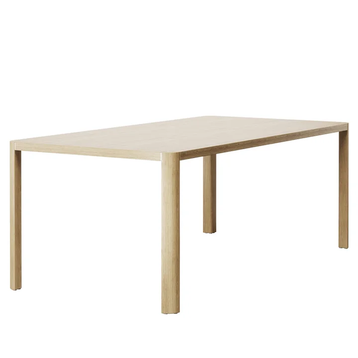 Eettafel 1140 200 x 100 cm, eik van Thonet