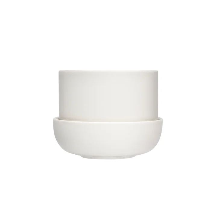Nappula Bloempot met schotel 170 x 130 mm van Iittala in wit