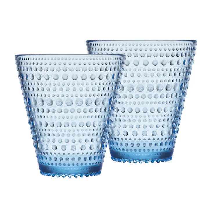 Kastehelmi aqua Drinkglas 30 cl van Iittala in (set van 2)