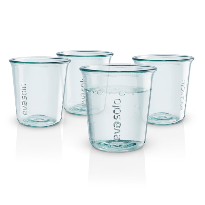 Gerecycleerd drinkglas (set van 4) by Eva Solo