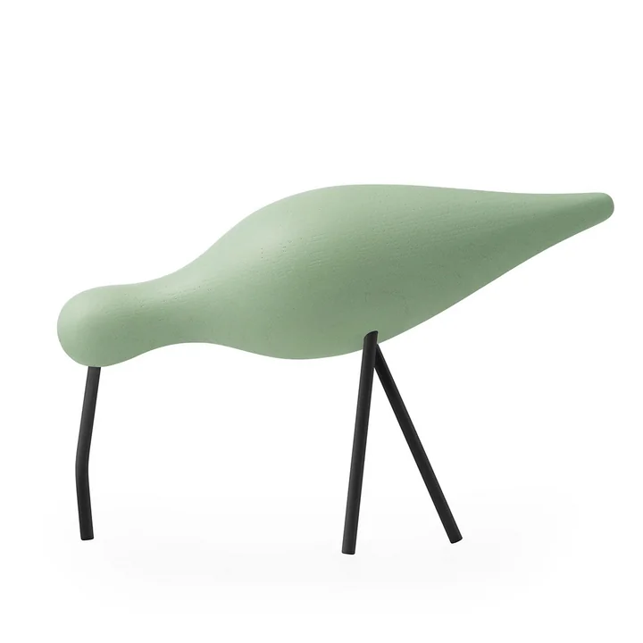 Shorebird groot van Normann Copenhagen in stoffig groen