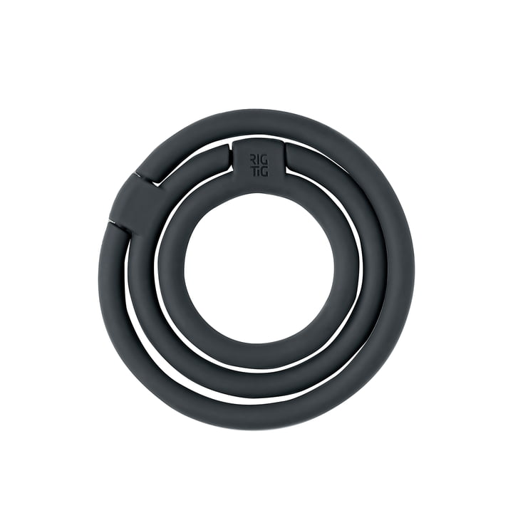 Circles Onderzetter van Rig-Tig by Stelton in zwart