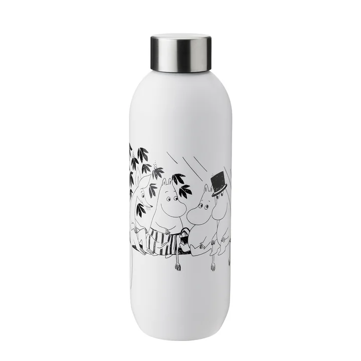 Keep Cool Moomin Stelton De drinkfles 0,75 l van in soft white