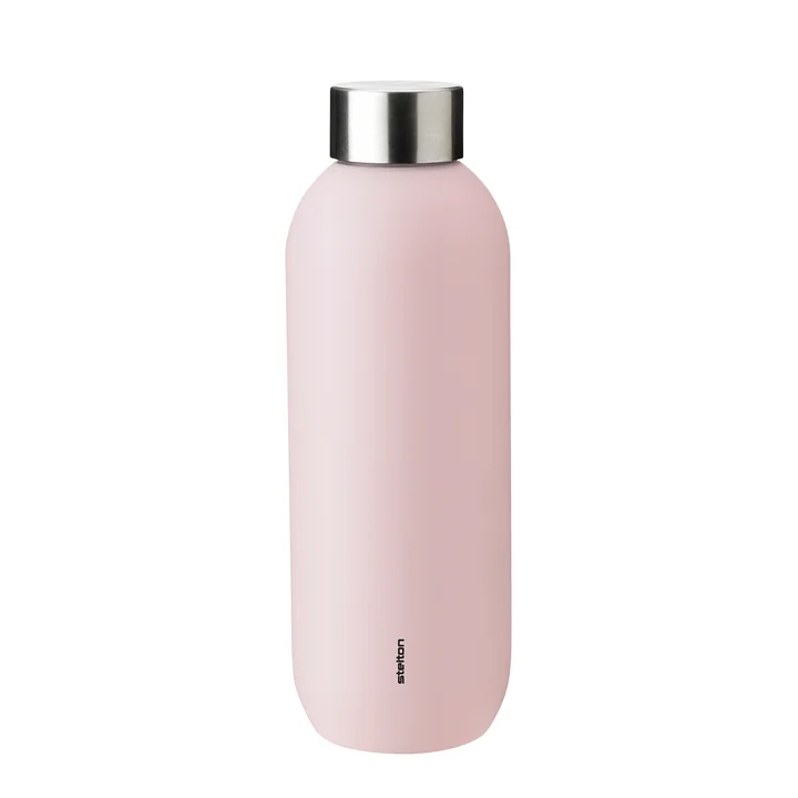 Keep Cool Stelton Drinkfles 0,6 l van in soft rose