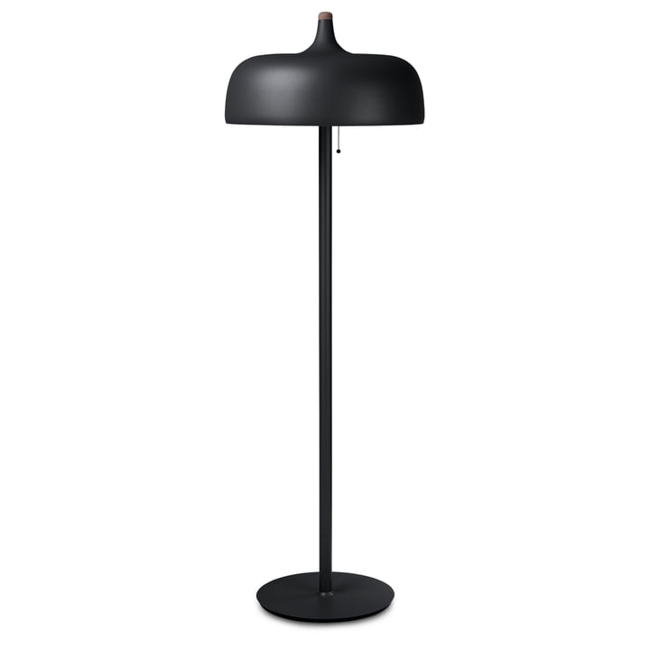 Acorn Staande lamp van Northern in de kleur zwart