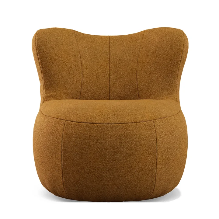 173 Fauteuil van freistil in bruin-beige (1058)