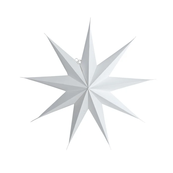 9 Point Kerstster 60 cm van House Doctor in de kleur wit