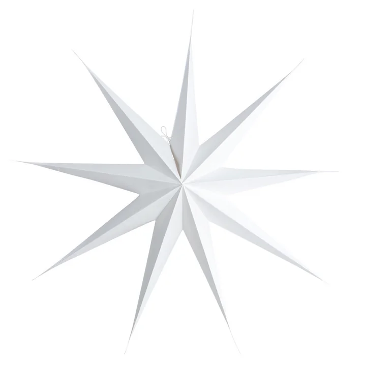 9 Point Kerstster 87 cm van House Doctor in de kleur wit