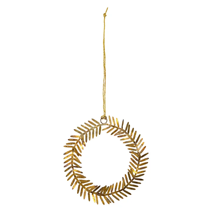 Lamet Kerstboomdecoraties van House Doctor in de vorm van een krans