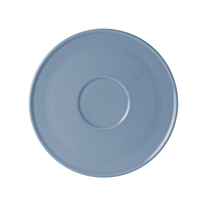 Unison Keramisch bord Ø 22 cm van Schneid in baby blauw