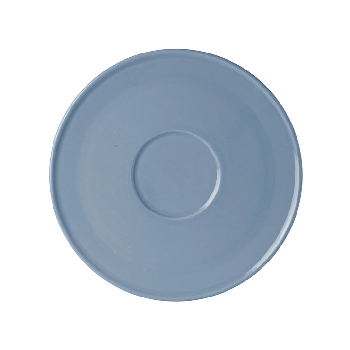 Unison Keramisch bord Ø 22 cm van Schneid in baby blauw